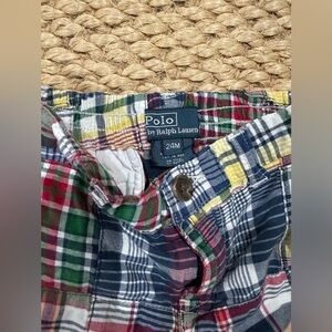 Polo by Ralph Lauren Toddler Madras Shorts size 24 months